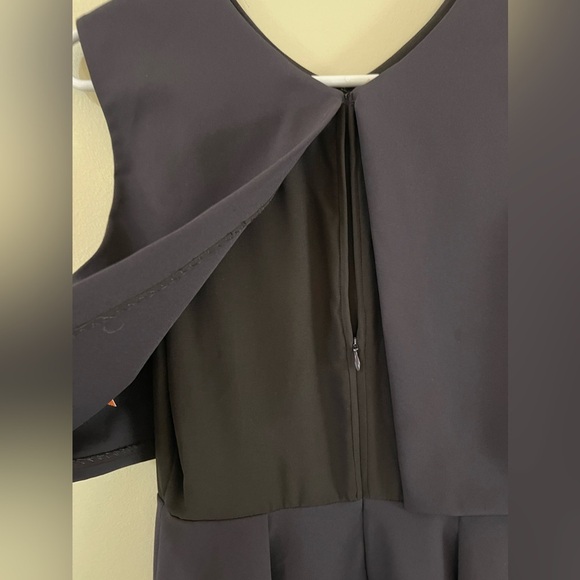 Rebecca Taylor double layer Aline navy dress size 4 sleeveless Classic - Picture 6 of 8